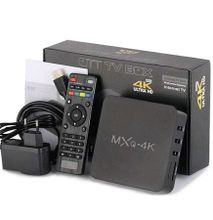 MXQ 4K Android TV Box- WiFi - 1GB RAM - 8GB ROM - UK PLUG - Black