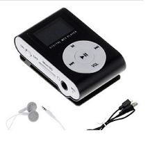 MP3 Player With Display and FM - Black