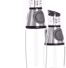 Belwares Olive Oil Dispenser Bottle, Oil and Vinegar Cruet with Drip-Free Spouts-1 piece, long bottle only 500ml