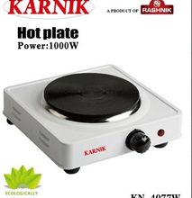 Rashnik KN-4077 Single Hot plate Electric Burner-1000Watts White
