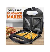 2 Slice Efficient Sandwich Maker/Toaster/Grill - Black
