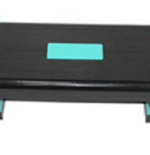 Adjustable Aerobic Step Board, 3 Height Adjustable - L 1 board + 4 risers, 90x34x10/16/21Cm