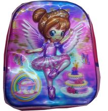 Back to School Kid's Bag/Backpack - Ice Girl Theme pink one size