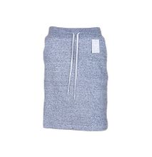 Grey Sweat Skirt With Slit