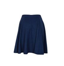 Navy Blue Flare Skirt