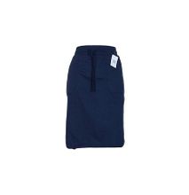 Sweat Skirt With Side Slits Navy Blue
