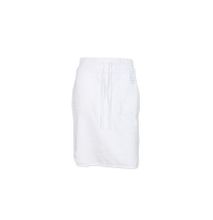 Sweat Skirt With Side Slits White