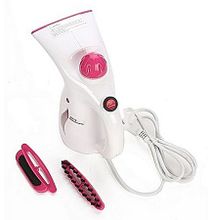 Portable Steamer Fabric Clothes Garment Steam Iron Handheld Travel Home/Air Humidification - White And Pink