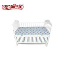 Superfoam Multi-Colored Water Proof Baby Cot Mattress (Foam Medium Density, Firm) 48