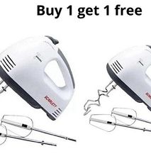 Portable Scarlet Portable Super Electric Hand Mixer and Get ONE FREE