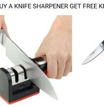 Buy a Knife Sharpener and Get a FREE Knife