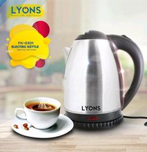 Lyons Cordless Electric Kettle 1.8 Liters - Silver