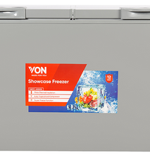 Von VAFC-45DXS Chest Freezers, 445L - Grey