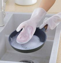 Silicon Dish-Washing Gloves 